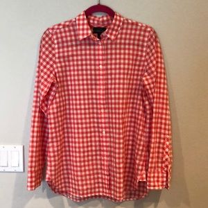 J Crew Gingham Shirt size 4